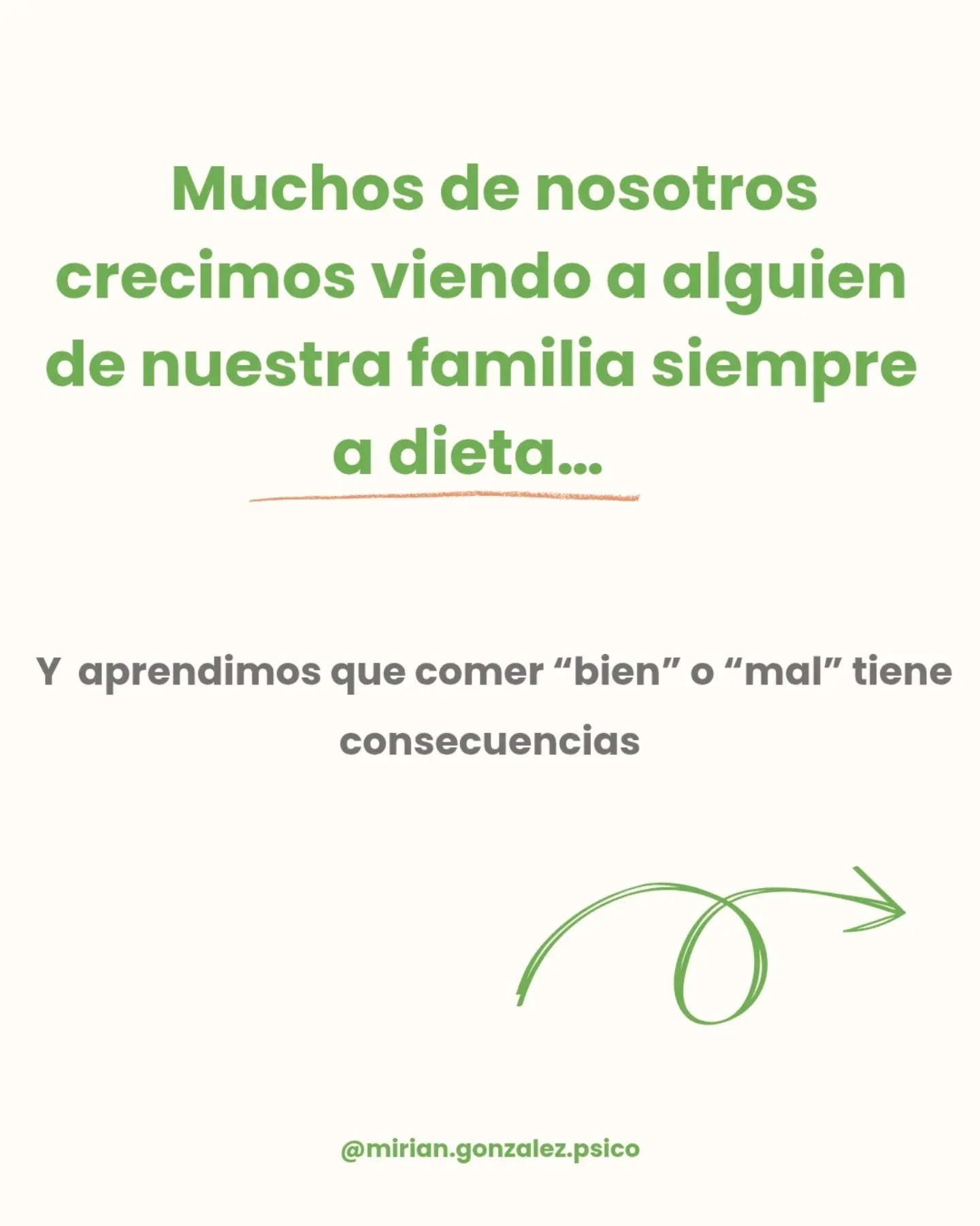 Muchos de nosotros crecimos viendo a alguien de nuestra familia siempre a dieta, y aprendimos que comer «bien» o «mal» tiene consecuencias.
