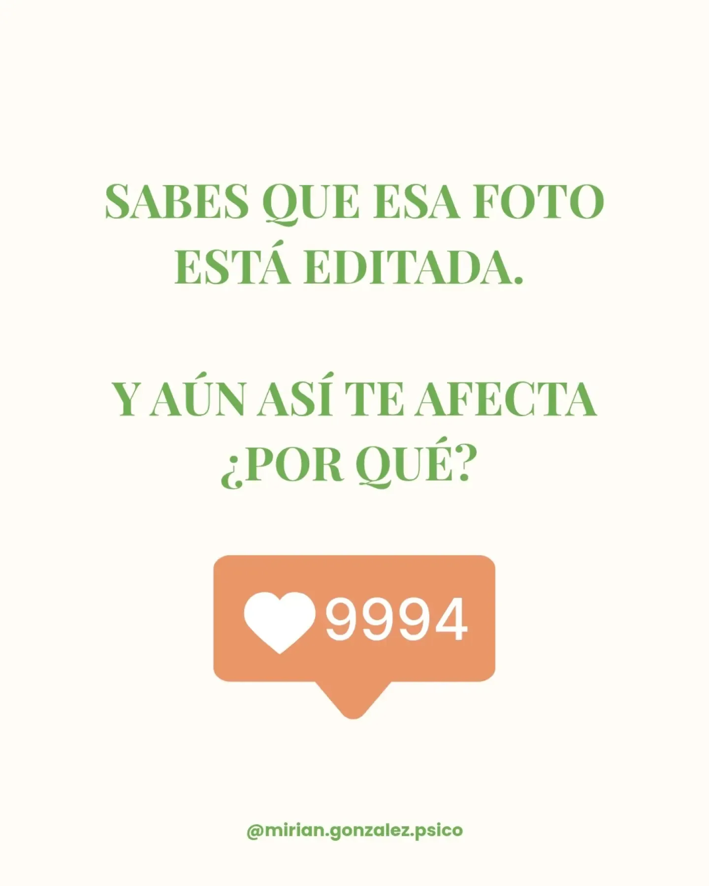 Sabes que esa foto está editada. Y aún así te afecta, ¿por qué?
